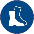 S 100 DIA DECAL FOOT PROT