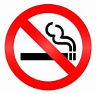 S 50 DIA DECAL NO SMOKING PER EACH