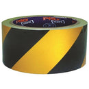 S TAPE HAZARD 50M X 50MM 1MTR REFLEC B/Y