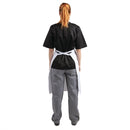 APRON BIB POLYCOTTON WHITE