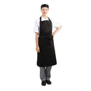 APRON BIB POLYCOTTON BLACK