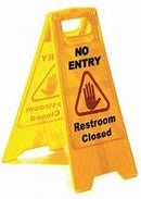 S A FRAME REST ROOM CLOSED