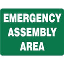 S 300 X 225 POLY EMERGENCY ASSEM AREA