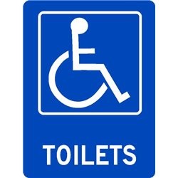 S 300 X 225 POLY DISABLED TOILETS