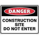 S 300 X 225 POLY CONSTRUCTION SITE DO NOT ENTER