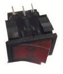 SWITCH RED ON/OFF DPST ILLUMINATED