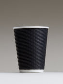 CUP NEW TRIPLE WALL CHARCOAL