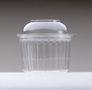 BOWL CLEAR W/HINGED DOMED LID