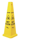 CONE CAUTION WET FLOOR LRG