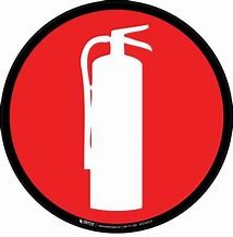 S 100 DIA DECAL FIRE EXTINGUISHER