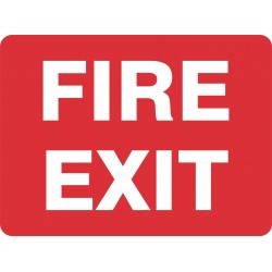 S 300 X 225 POLY FIRE EXIT
