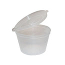 TAKEAWAY ROUND ALFRESCO W/HINGED LID