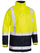JACKET RAIN SHELL TAPED HI VIS
