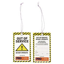 SAFETY TAG - OUT OF SERVICE 125 X 75 MM (20 PK)