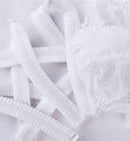 BERET CRIMPED WHITE