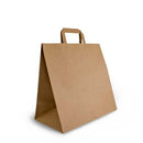 BAG BROWN KRAFT FLAT HANDLE 310 X 310 X180