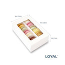 CAKE 12 MACARON BOX & WINDOW LID [Pkg:CTN 25]