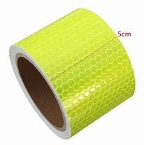 S TAPE FLUORO YELLOW 50mm X 15m (SELF ADHESIVE)