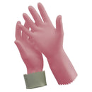 GLOVES PINK SILVER LINED