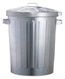 BIN & LOCKABLE LID GALVANISED 76LITRE GB-76GAL