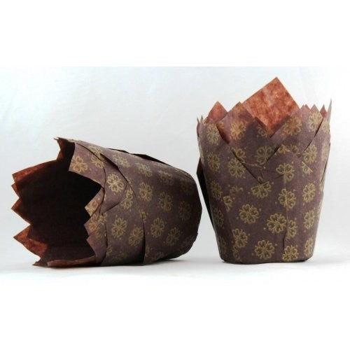MUFFIN WRAP TEXAS-PRINTED BROWN SLV 250