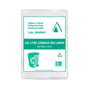BINLINER 240 LTR NATURAL HDPE