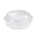 BOWL CLEAR W/HINGED DOMED LID