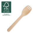 NEW BIO WOODEN SPORK 16CM