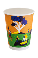 NEW BIO CUP DOUBLE WALL TRUE FILL 12OZ CUP