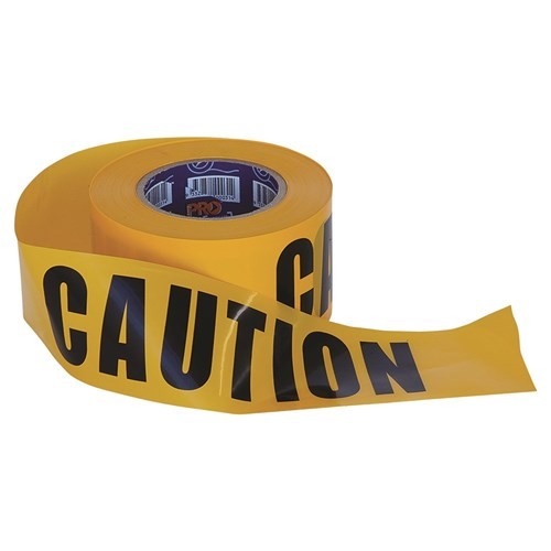 S TAPE CAUTION YELLOW 100 X 75 MIL