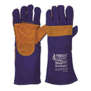 GLOVES WELDERS PAIR KEVLAR SEWN (BLUE)