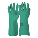 GLOVES NITRILE GREEN 10