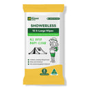 CLEAN LIFE SHOWERLESS WIPE PK10