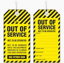 SAFETY TAG - OUT OF SERVICE 125 X 75 MM (20 PK)